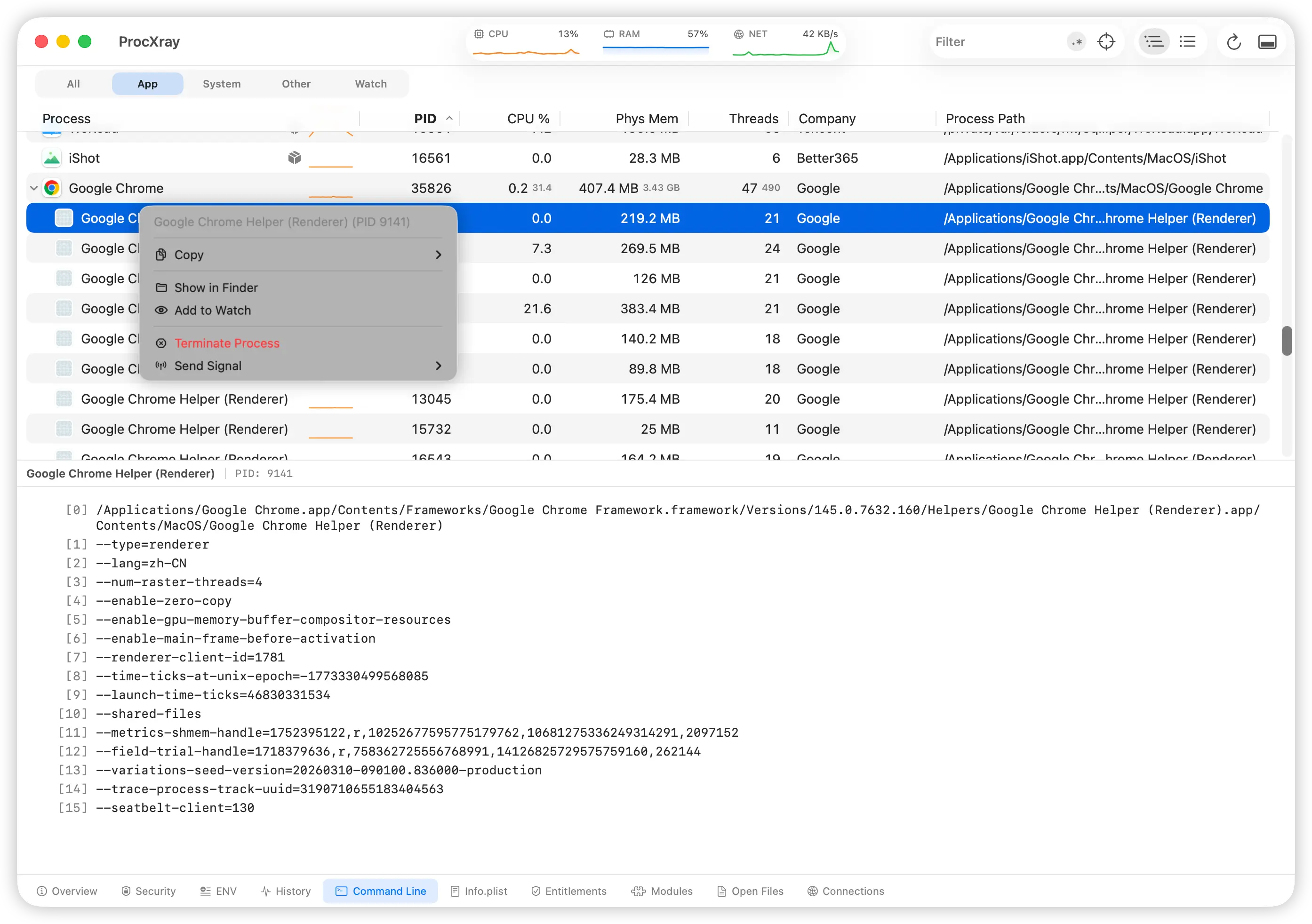 Command Line & Context Menu