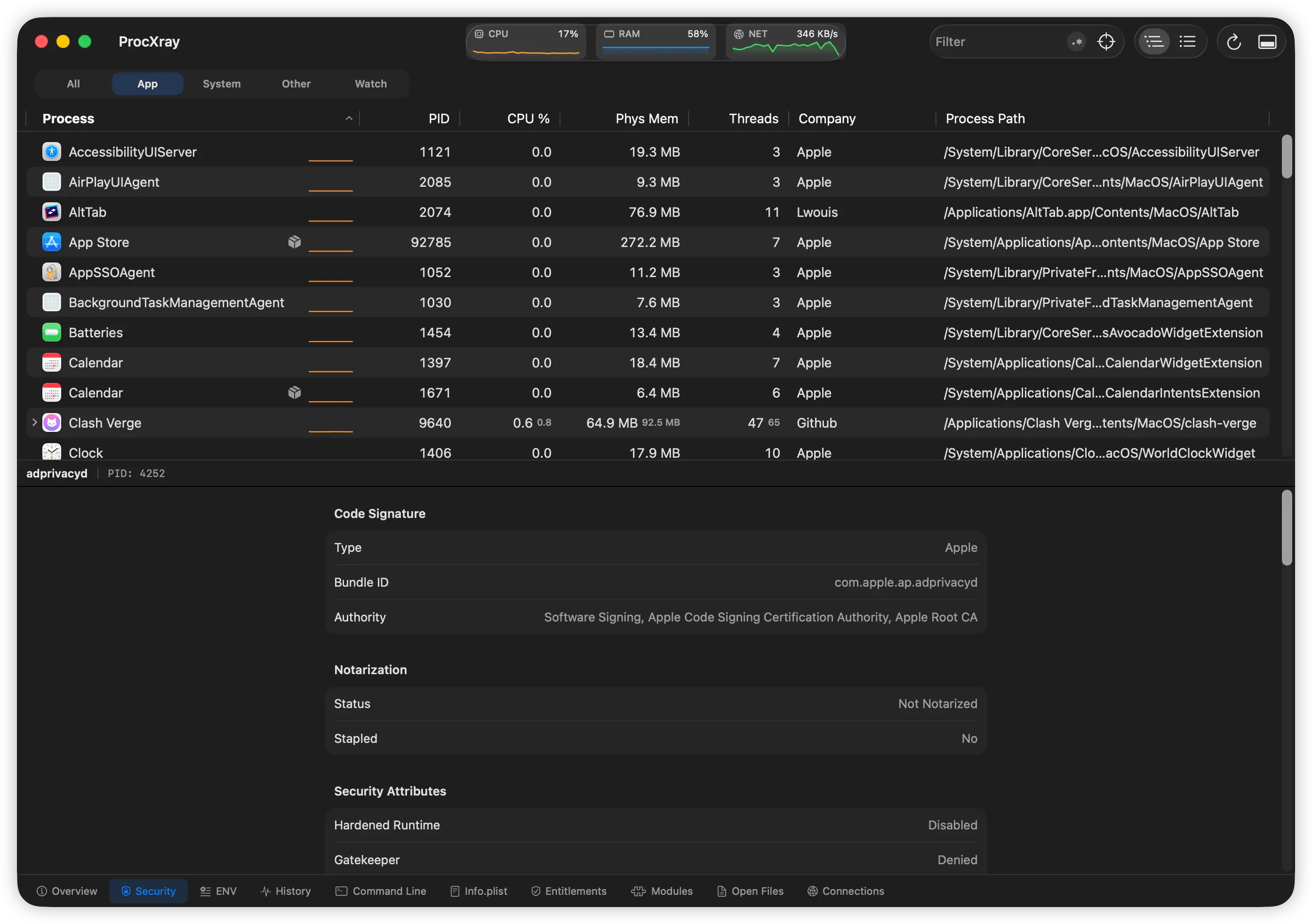 Dark Mode & Security
